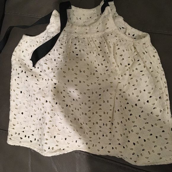 Tia Cibani Ecru Eyelet Baby Bloomer - Size 18 months - Picture 2 of 5